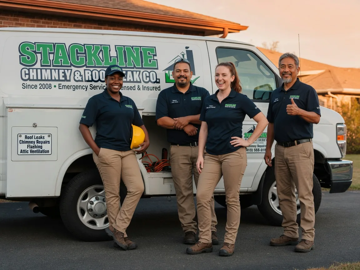 Chimney flashing repair company in Texola, OK
